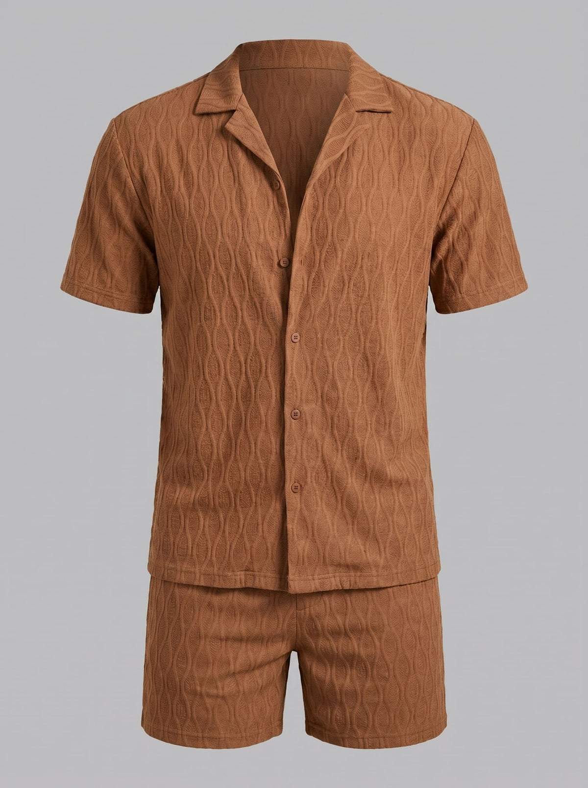 Herren Jacquardset mit Kubakragen | Anton_15