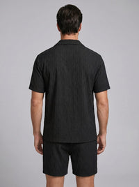 Herren Jacquardset mit Kubakragen | Anton
