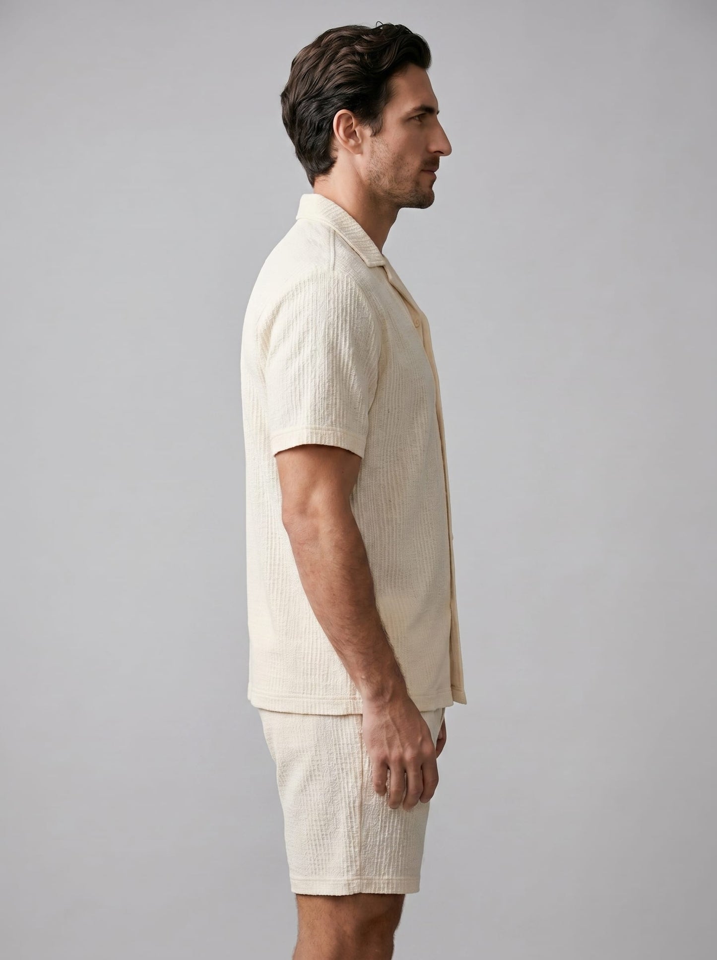 Herren Jacquardset mit Kubakragen | Anton_7