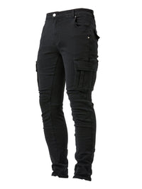 Herren Cargojeans Slim Fit mit Seitentaschen | Franz