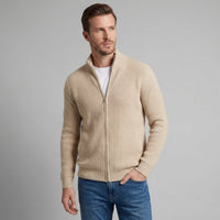 Herren Strickjacke mit Stehkragen | Siegfried