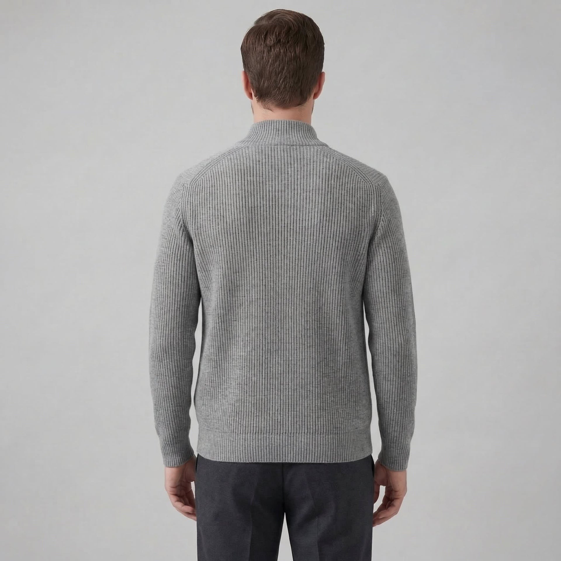 Herren Strickjacke mit Stehkragen | Siegfried