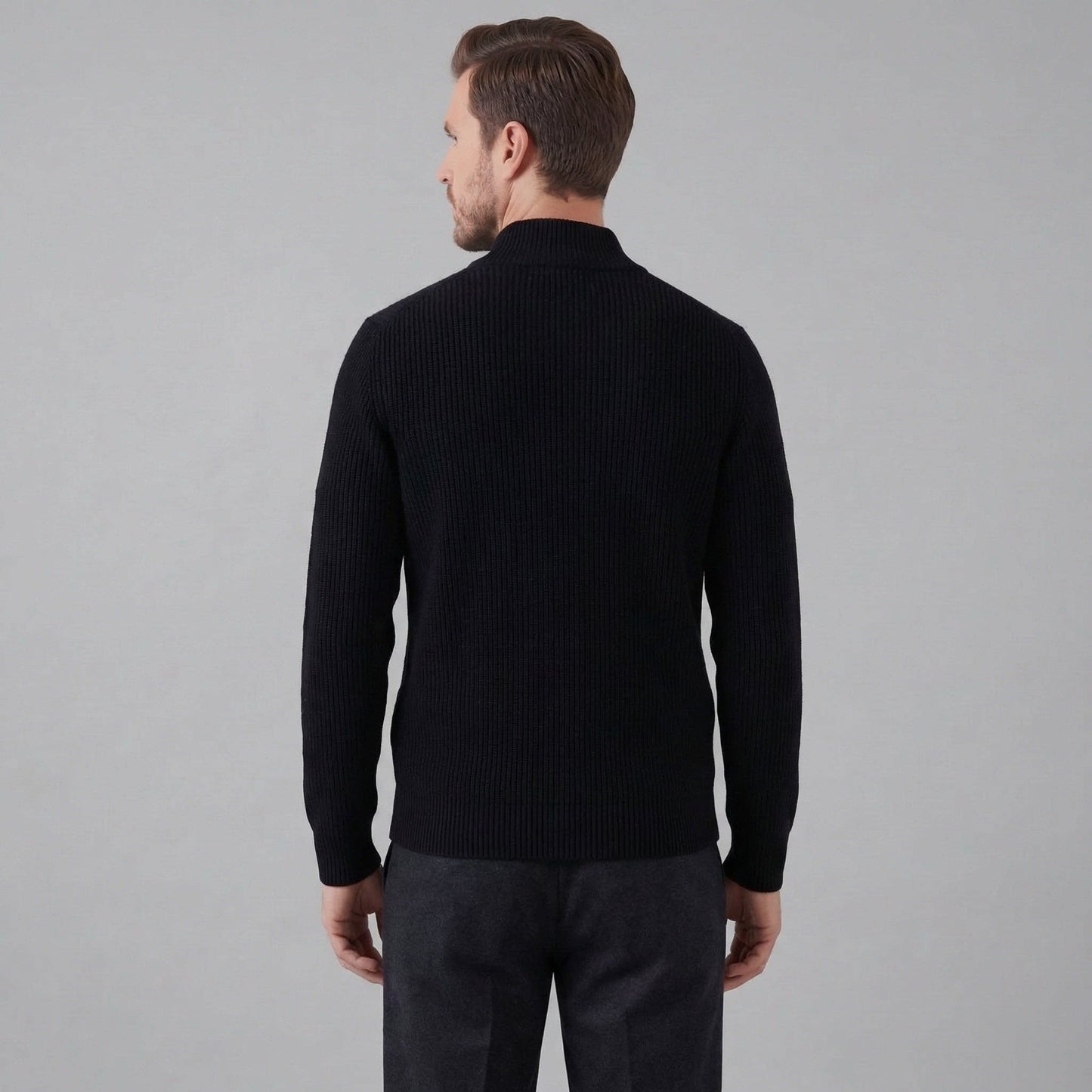 Herren Strickjacke mit Stehkragen | Siegfried_8