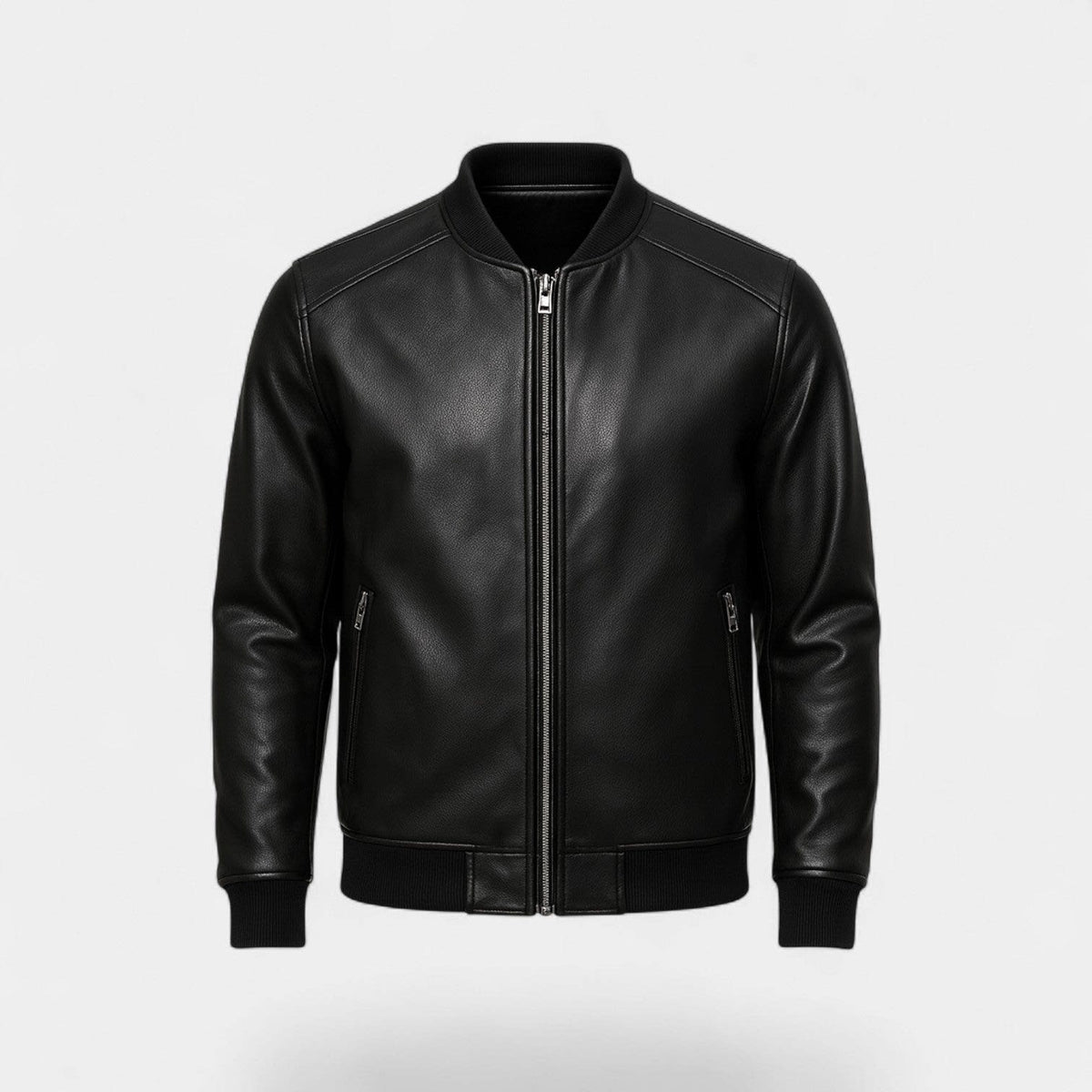 Herren Lederjacke im Bomber-Schnitt | Bjarne