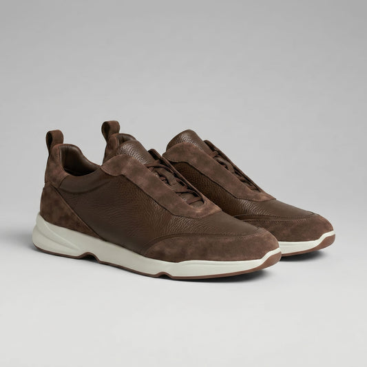 Herren Ledersneaker mit Wildleder-Einsätzen | Florian_1