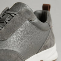 Herren Ledersneaker mit Wildleder-Einsätzen | Florian