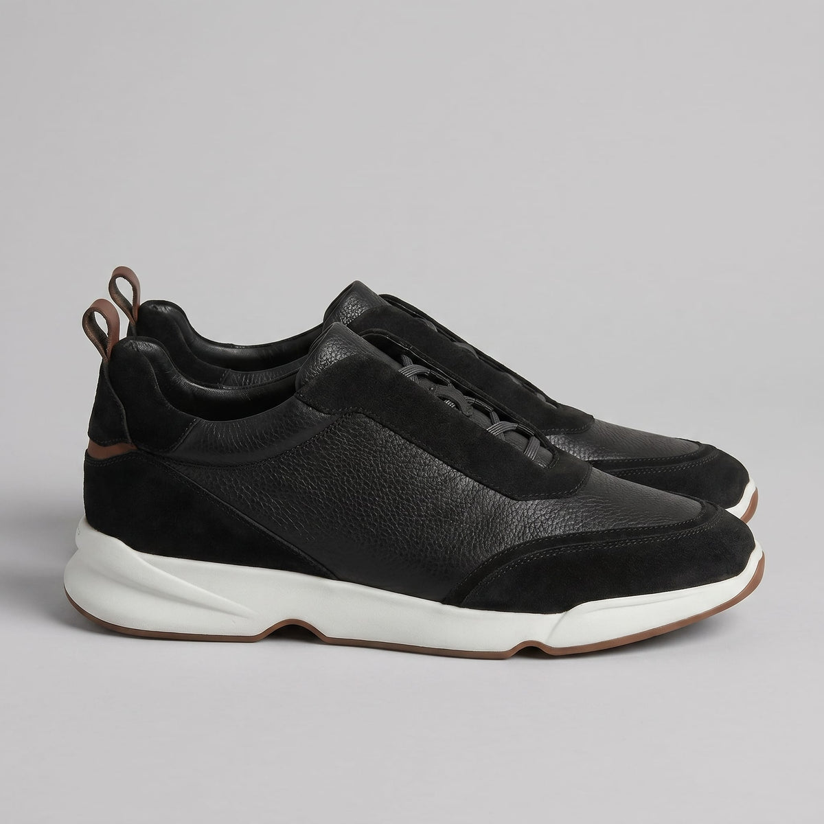 Herren Ledersneaker mit Wildleder-Einsätzen | Florian