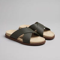 Herren Ledersandalen mit Kreuzriemen | Franz