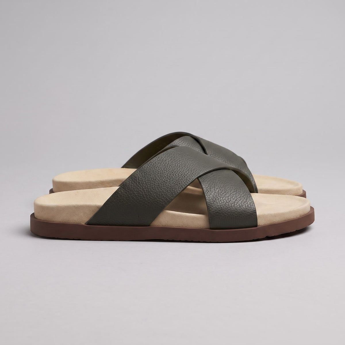 Herren Ledersandalen mit Kreuzriemen | Franz