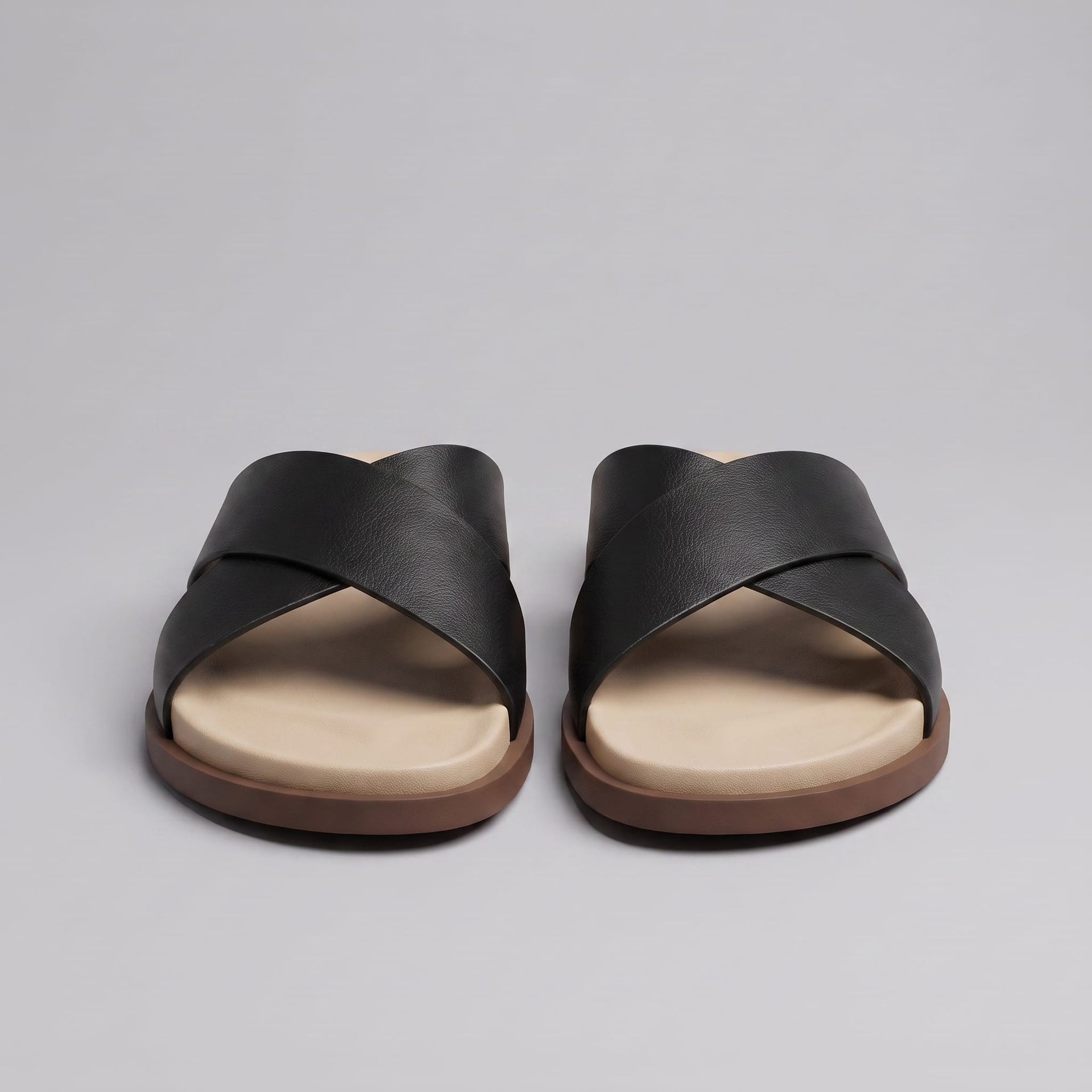 Herren Ledersandalen mit Kreuzriemen | Franz