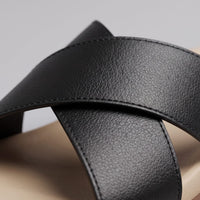 Herren Ledersandalen mit Kreuzriemen | Franz