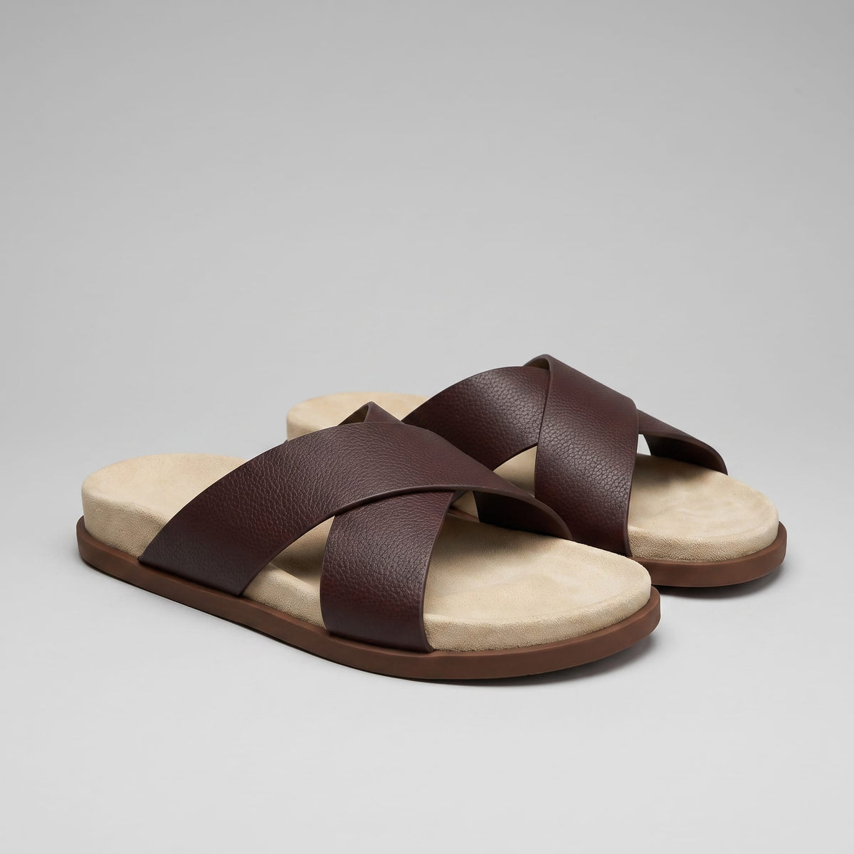 Herren Ledersandalen mit Kreuzriemen | Franz