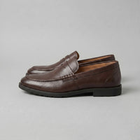 Herren Kunstleder-Loafer mit Profilsohle | Hinrich