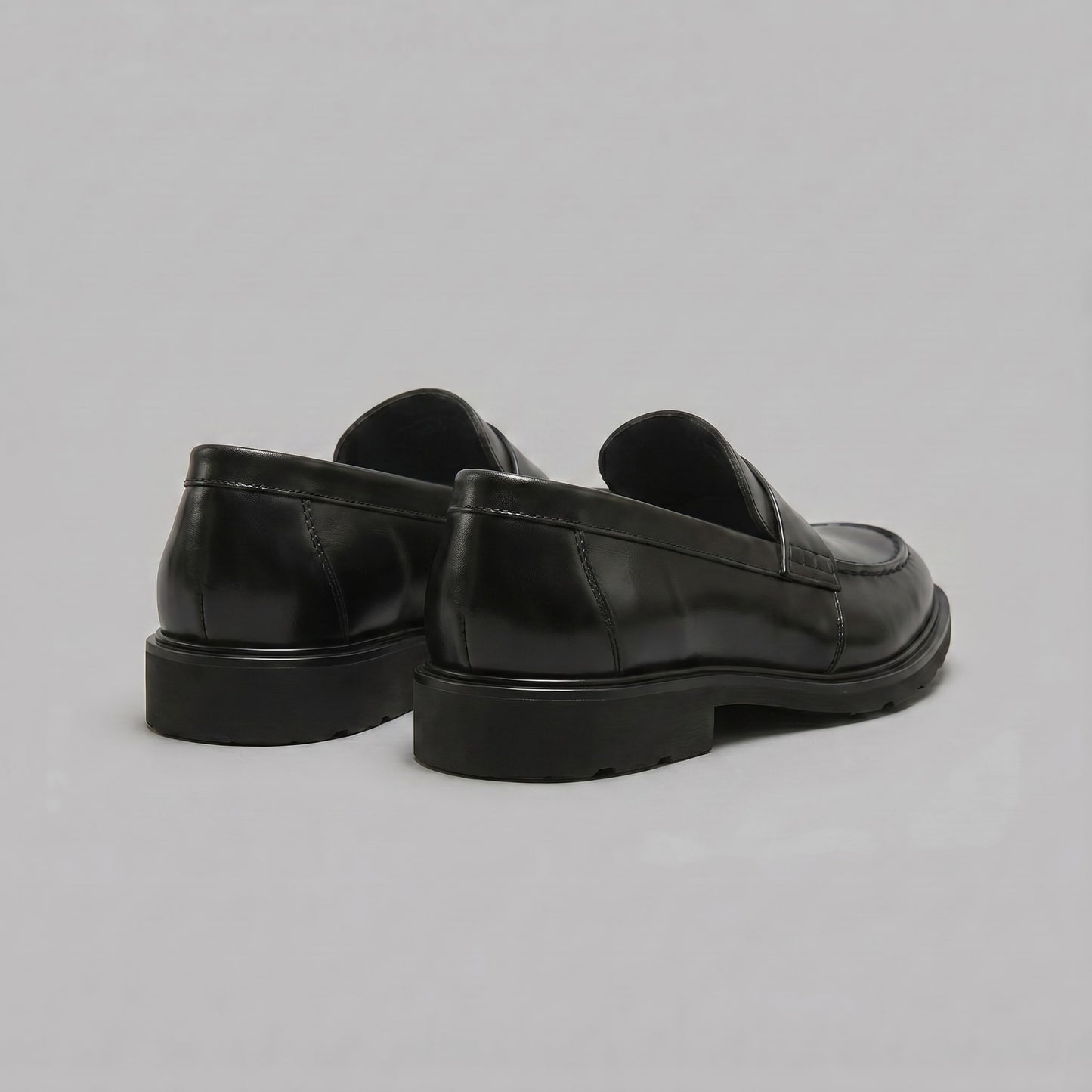 Herren Kunstleder-Loafer mit Profilsohle | Hinrich_8