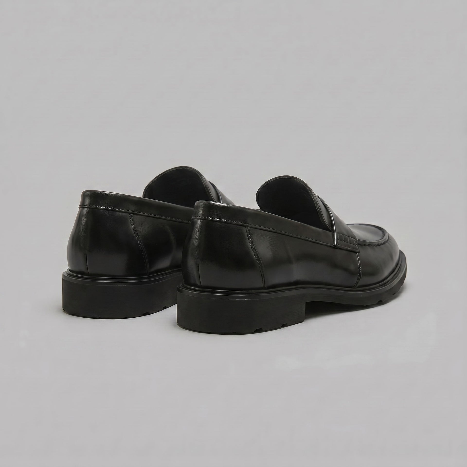 Herren Kunstleder-Loafer mit Profilsohle | Hinrich