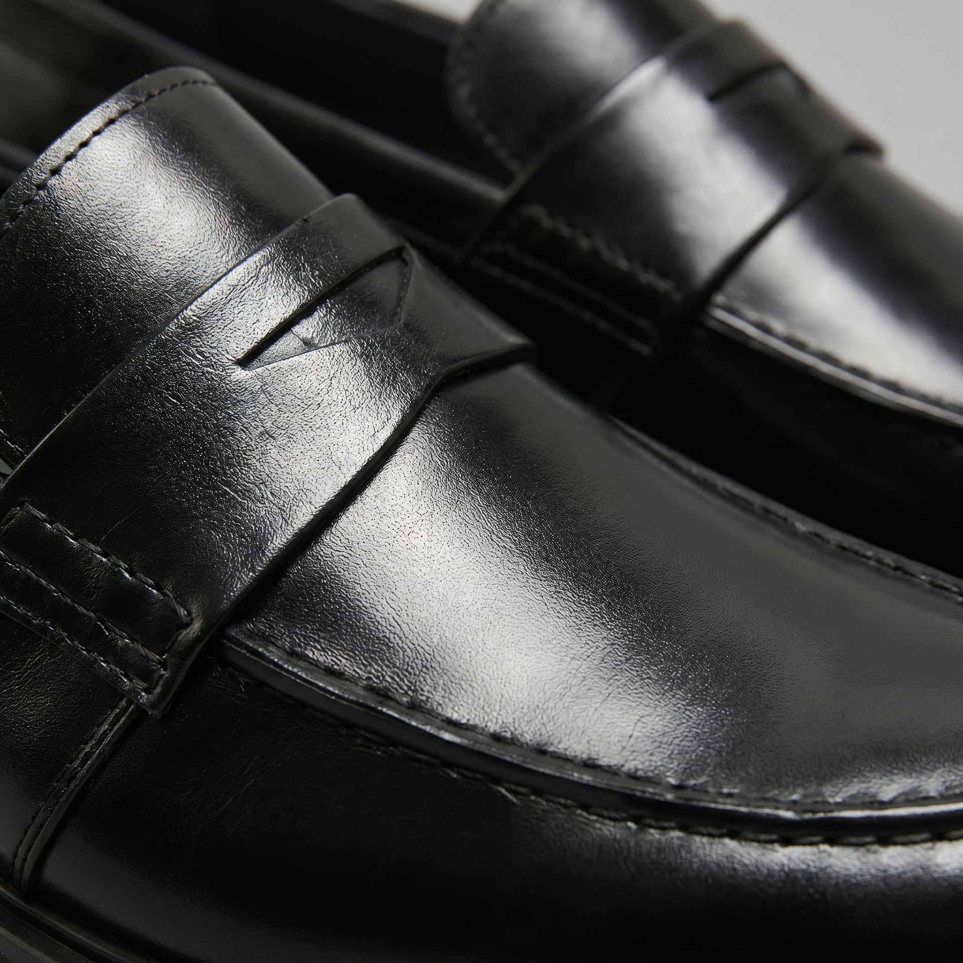 Herren Kunstleder-Loafer mit Profilsohle | Hinrich