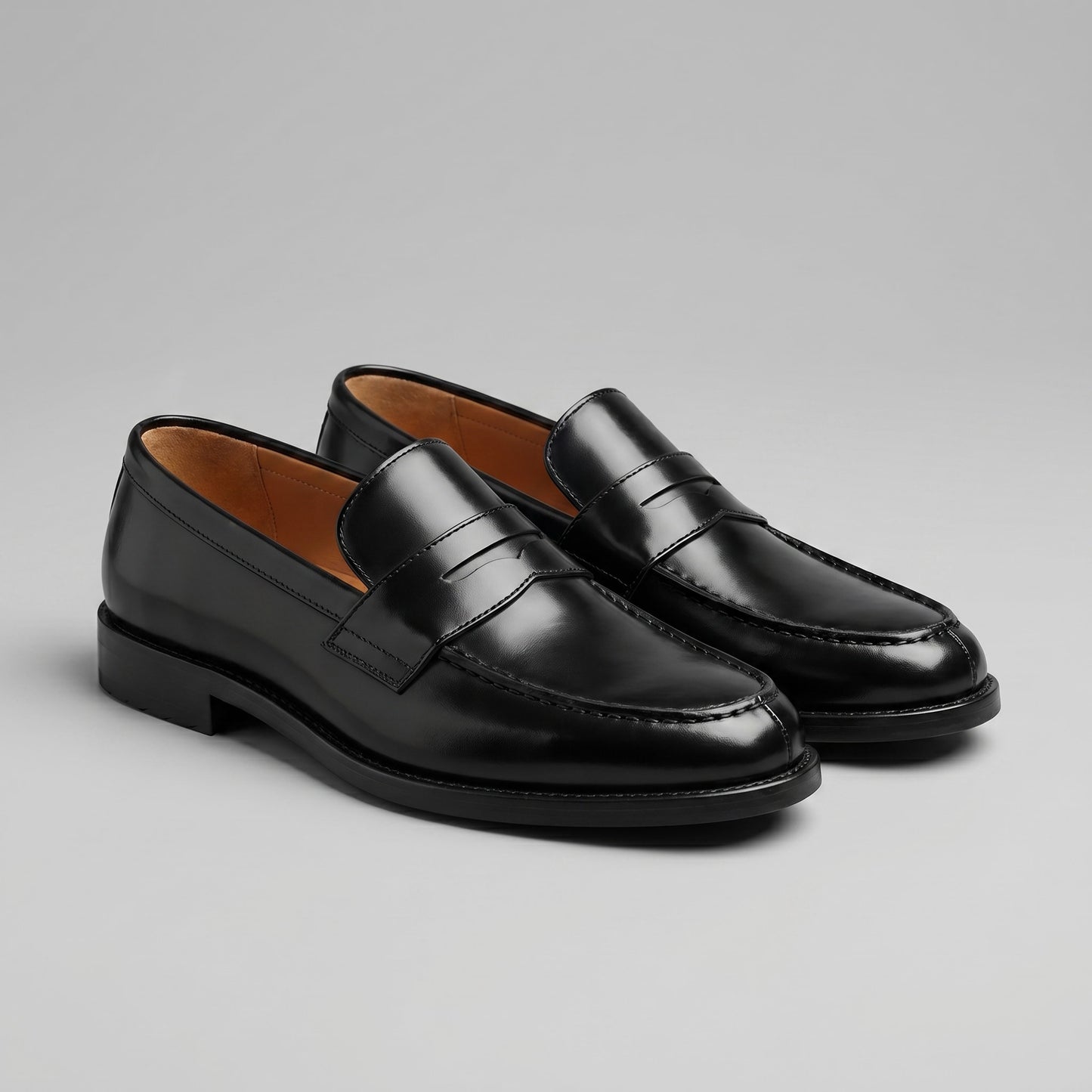 Herren Leder-Loafer mit Penny-Riemen | Bernward_2