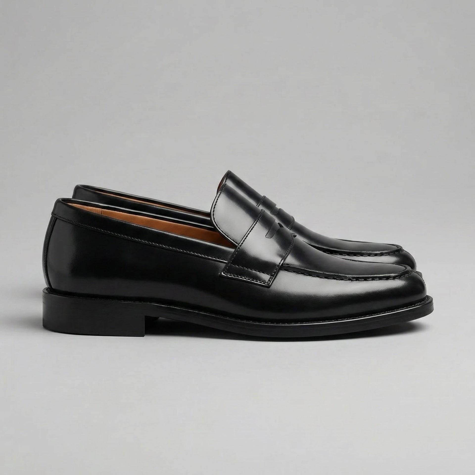 Herren Leder-Loafer mit Penny-Riemen | Bernward