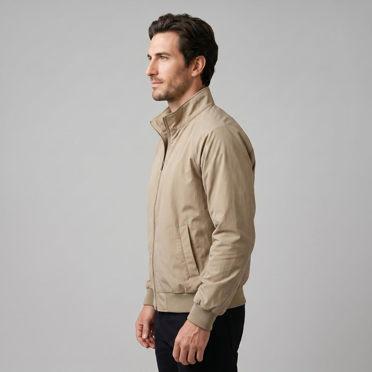Herren Harrington-Jacke mit Stehkragen | Enno