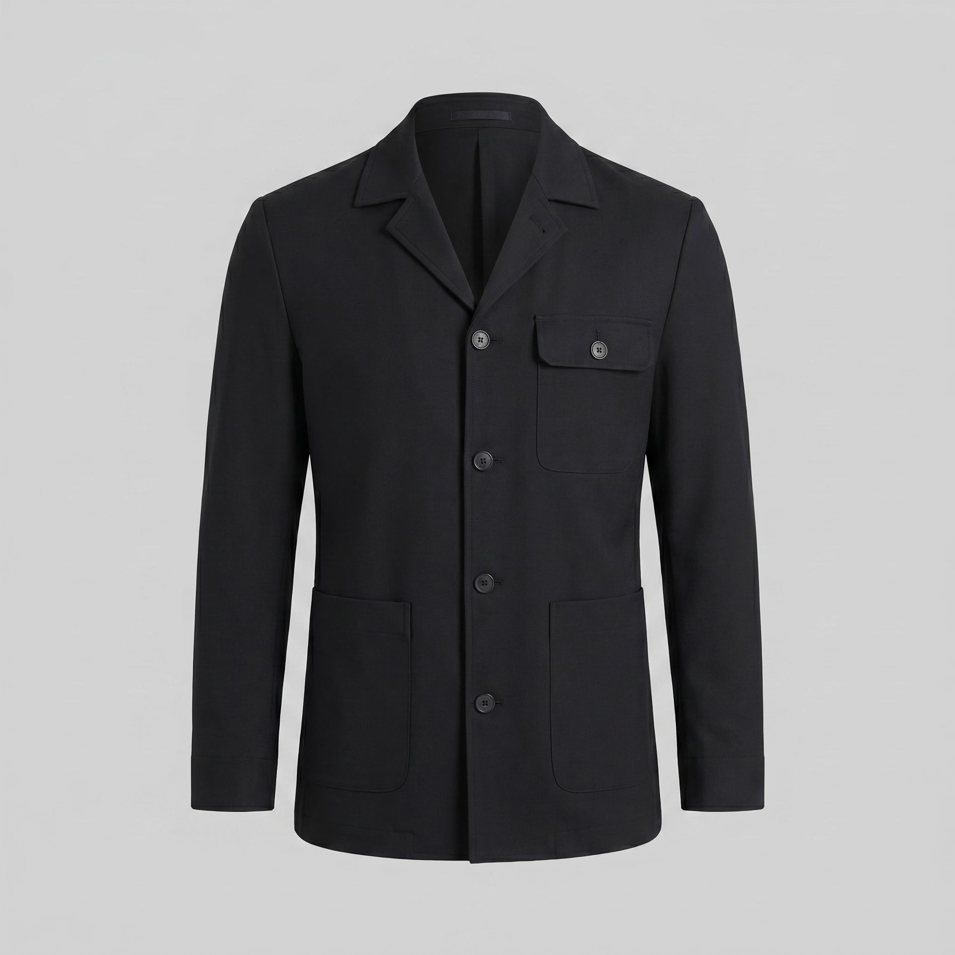 Herren Leinenjacke mit Reverskragen | Udo