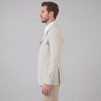 Herren Leinenjacke mit Reverskragen | Udo