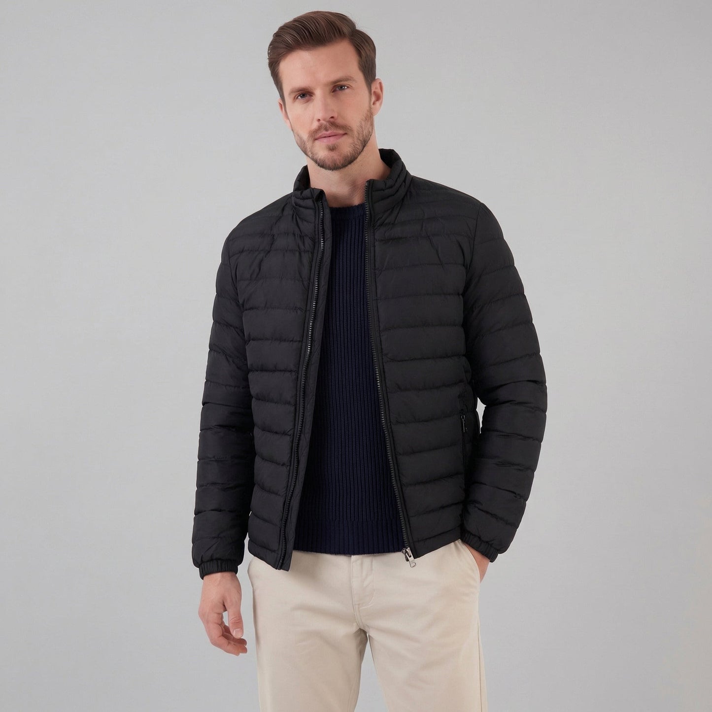 Herren Steppjacke mit Stehkragen | Hagen_1