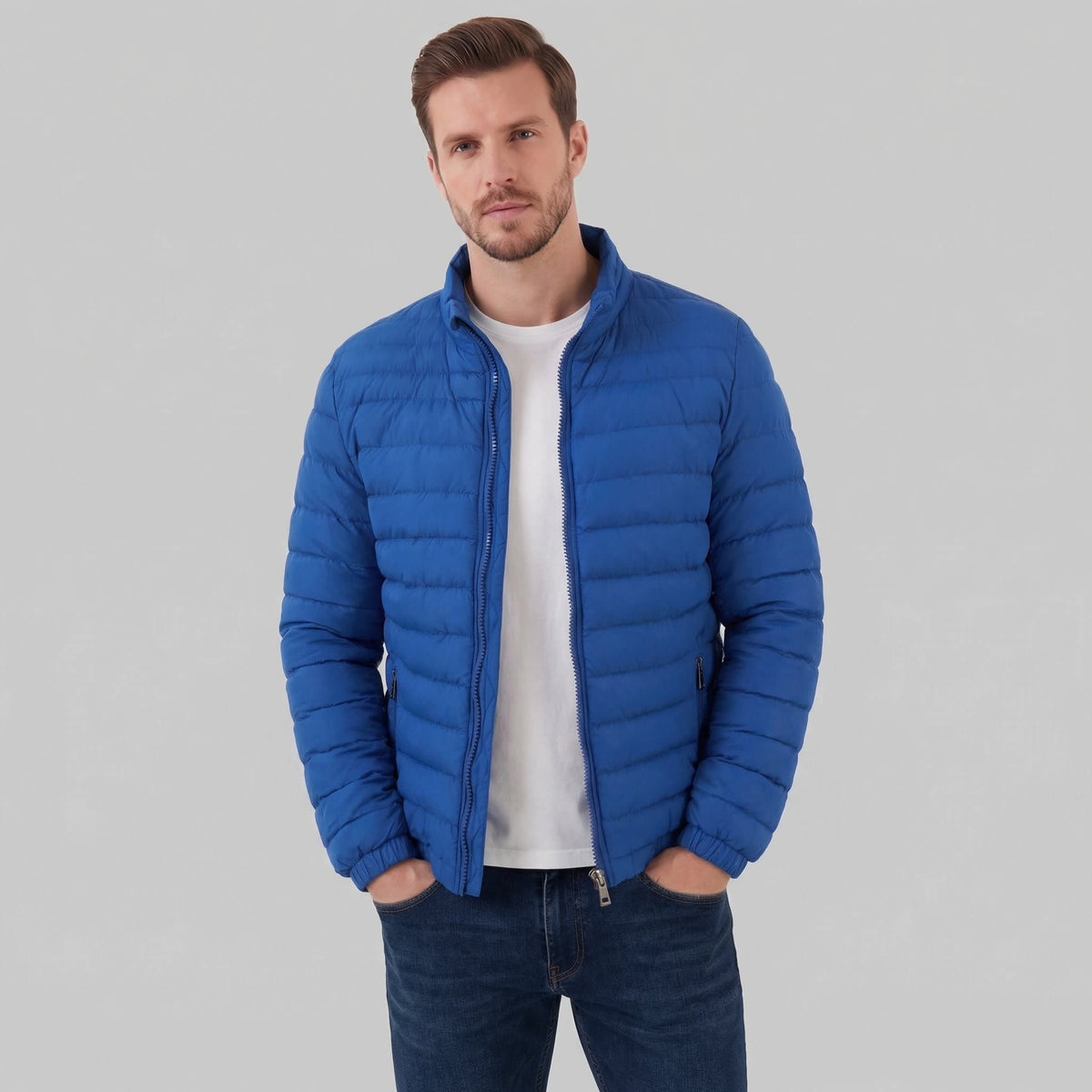Herren Steppjacke mit Stehkragen | Hagen