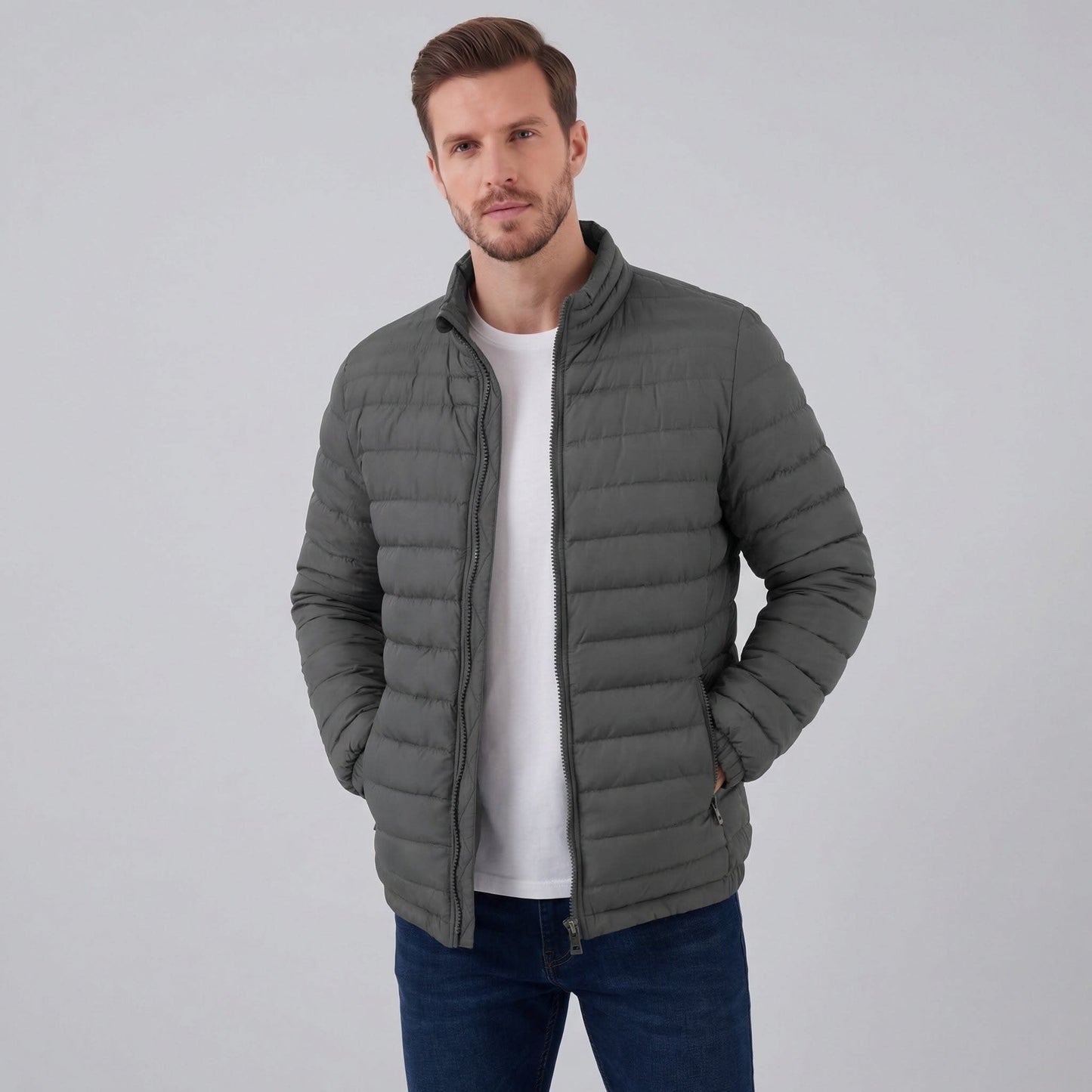Herren Steppjacke mit Stehkragen | Hagen_15