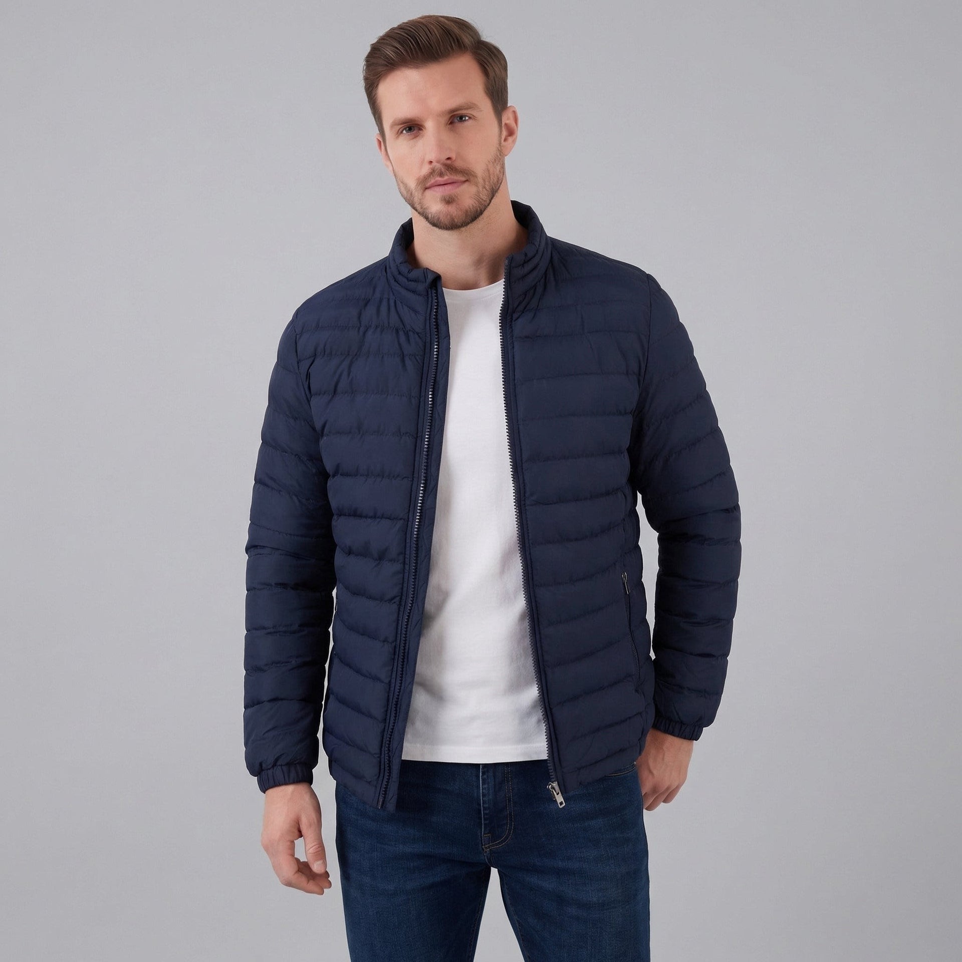 Herren Steppjacke mit Stehkragen | Hagen