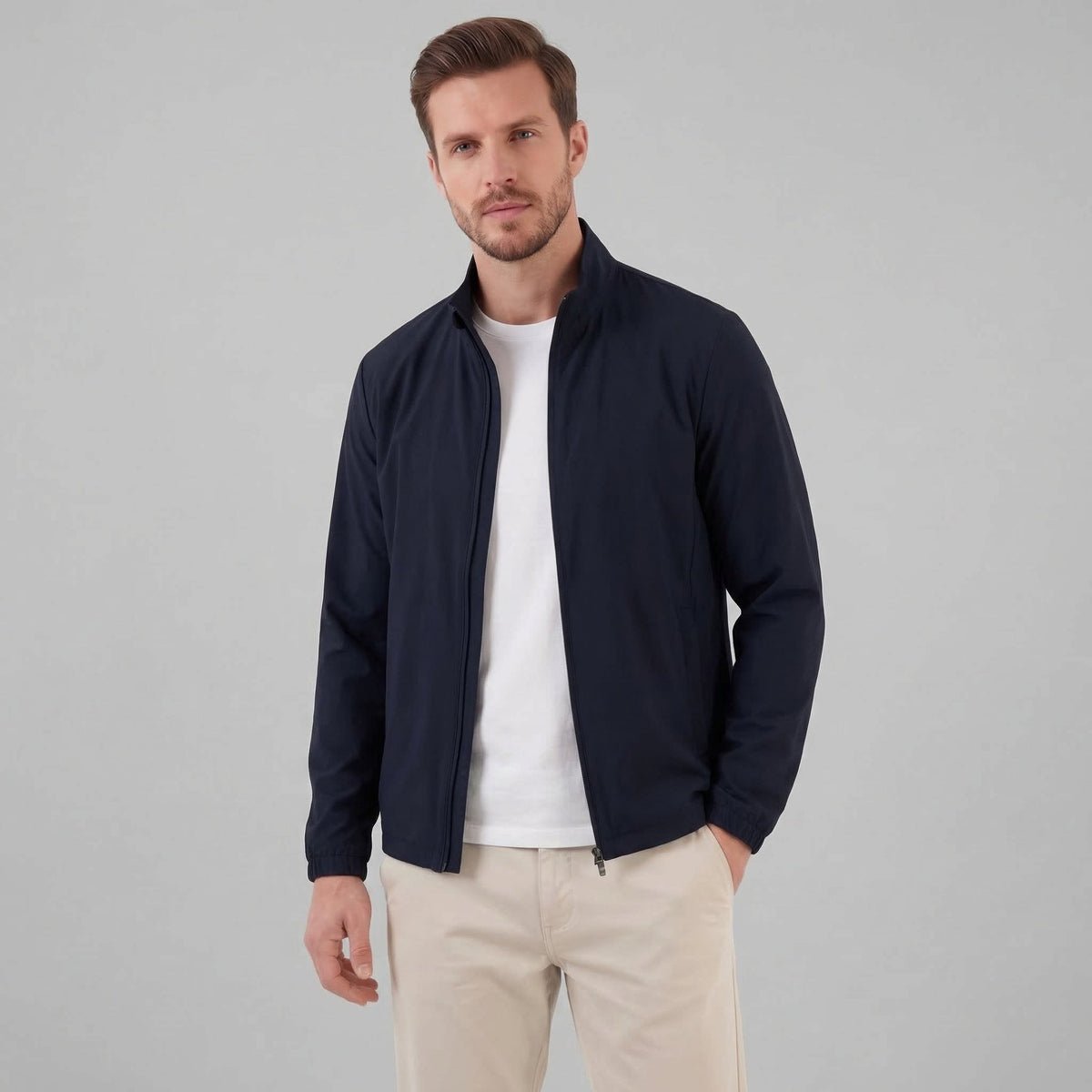 Herren Übergangsjacke mit Stehkragen | Ullrich