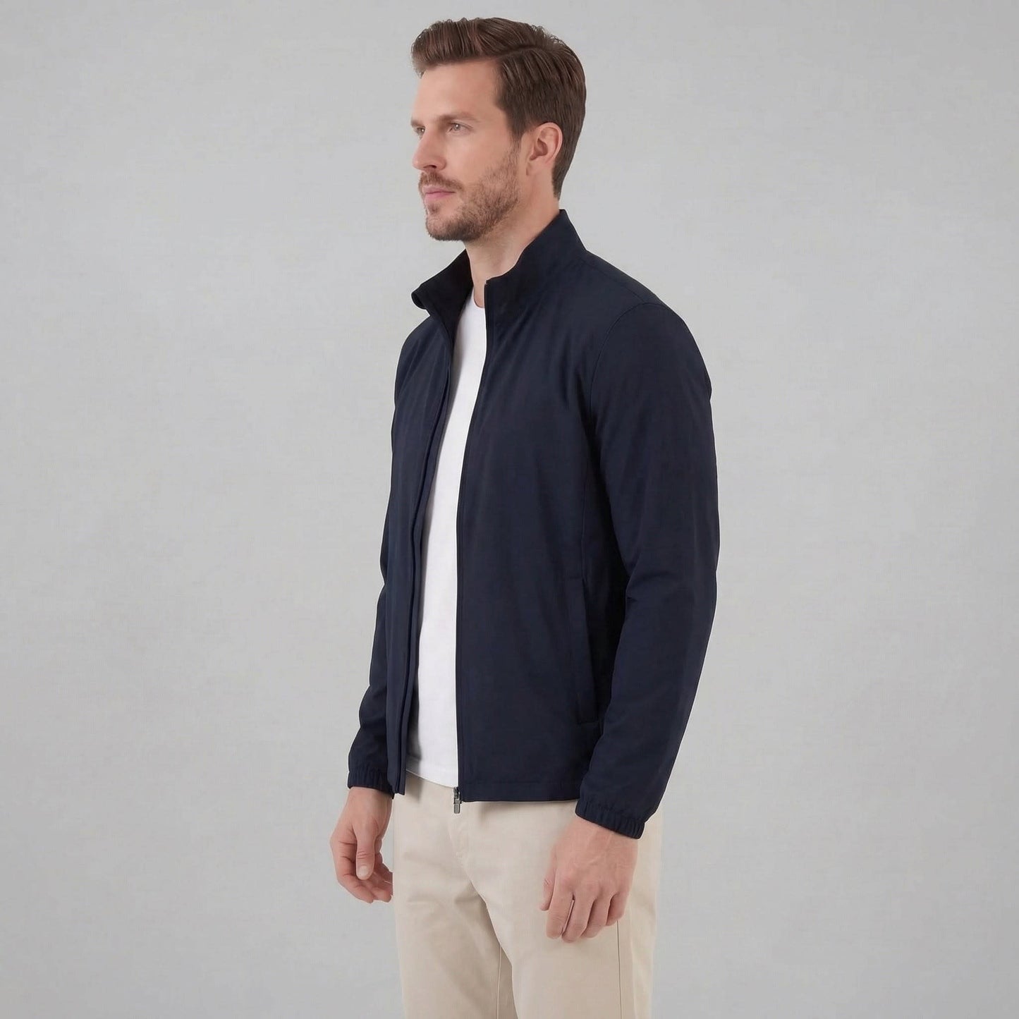 Herren Übergangsjacke mit Stehkragen | Ullrich_7