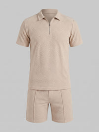 Herren Poloset mit Reißverschluss | Arnold