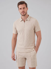 Herren Poloset mit Reißverschluss | Arnold