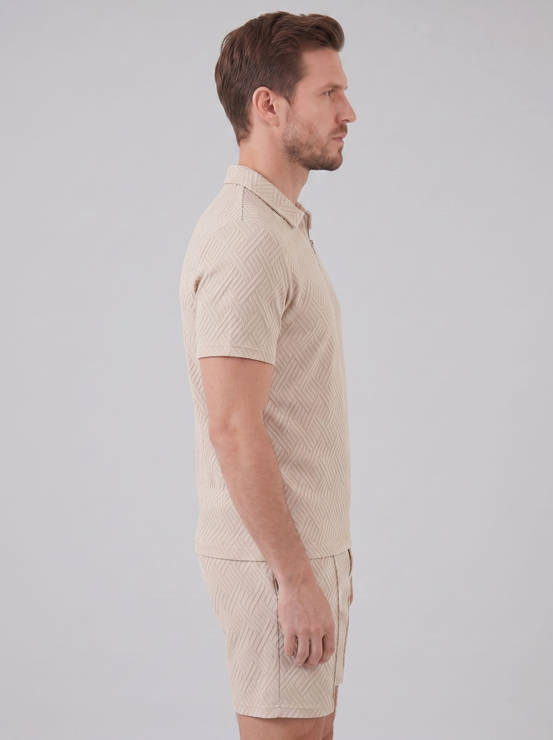 Herren Poloset mit Reißverschluss | Arnold
