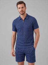 Herren Poloset mit Reißverschluss | Arnold