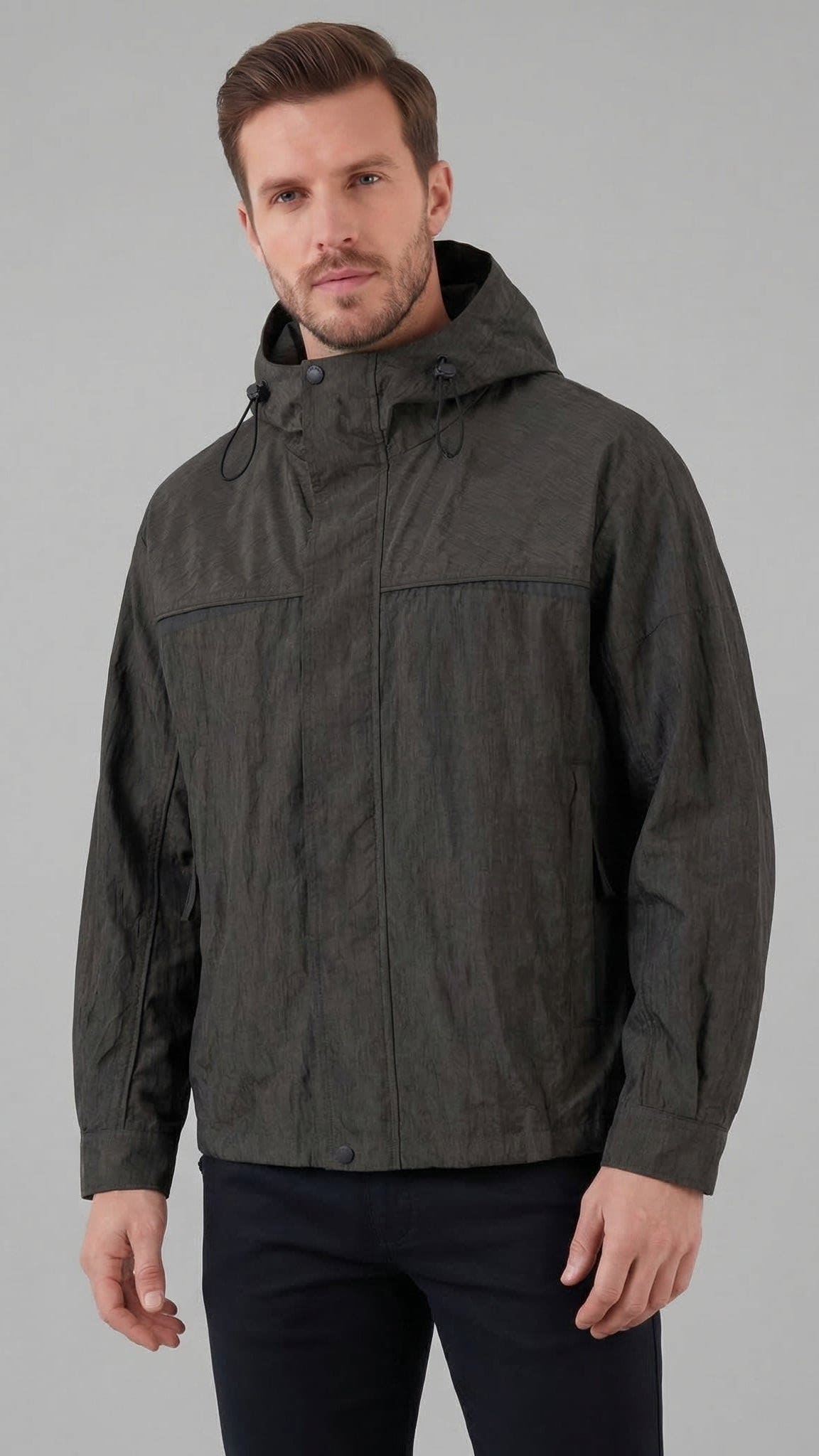 Herren Funktionsjacke wasserabweisend mit Kapuze | Uwe