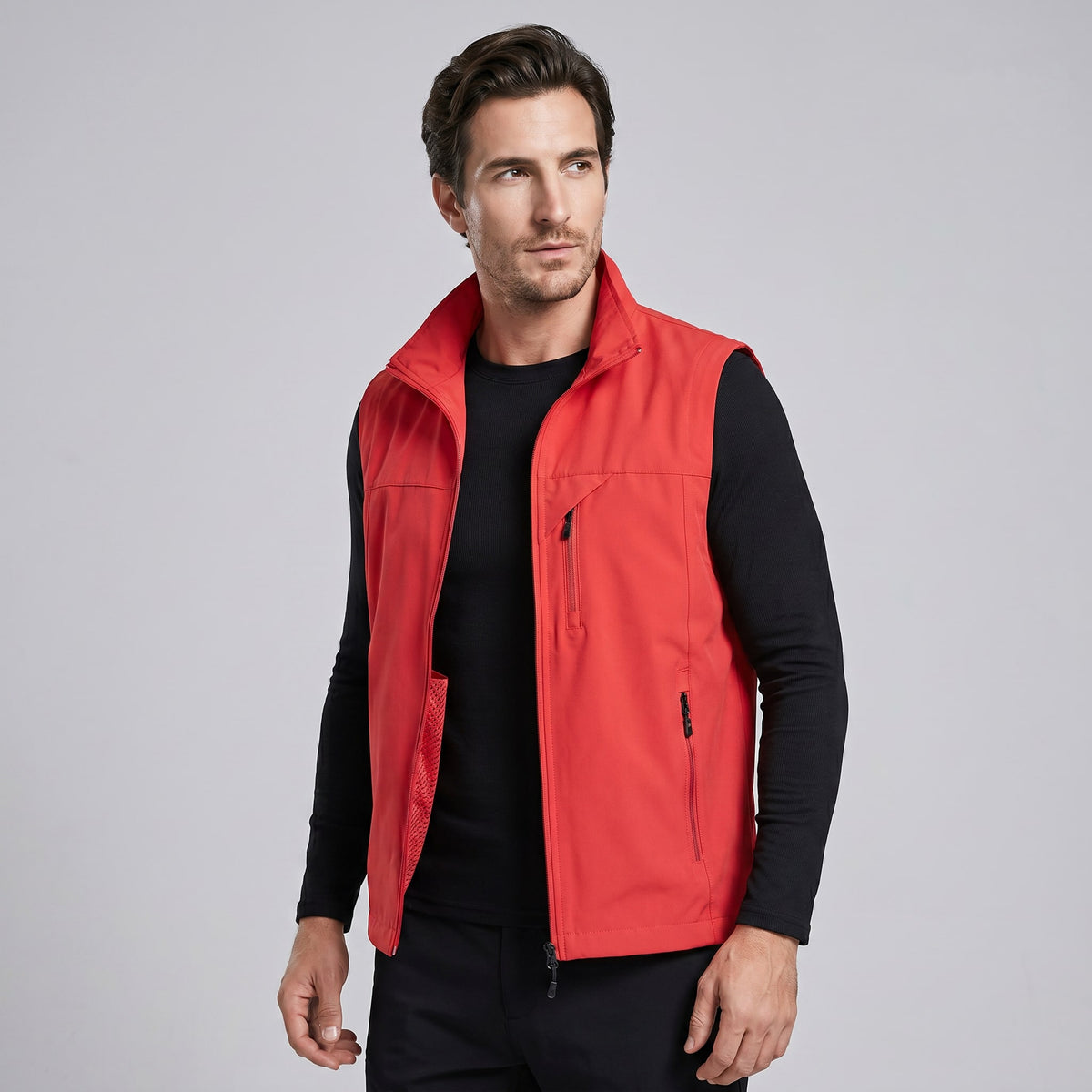 Herren Outdoorweste mit Stehkragen | Valentin_11