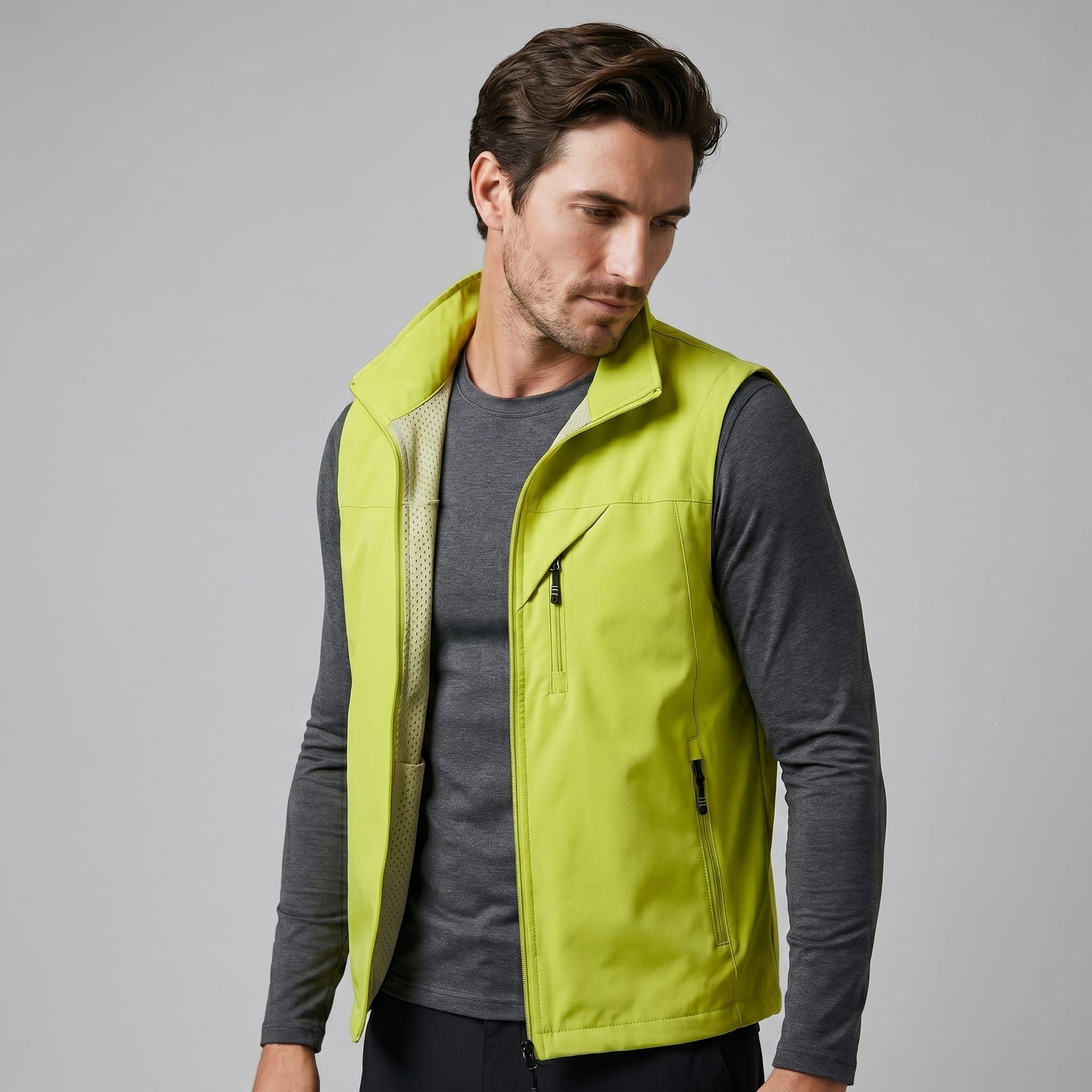Herren Outdoorweste mit Stehkragen | Valentin