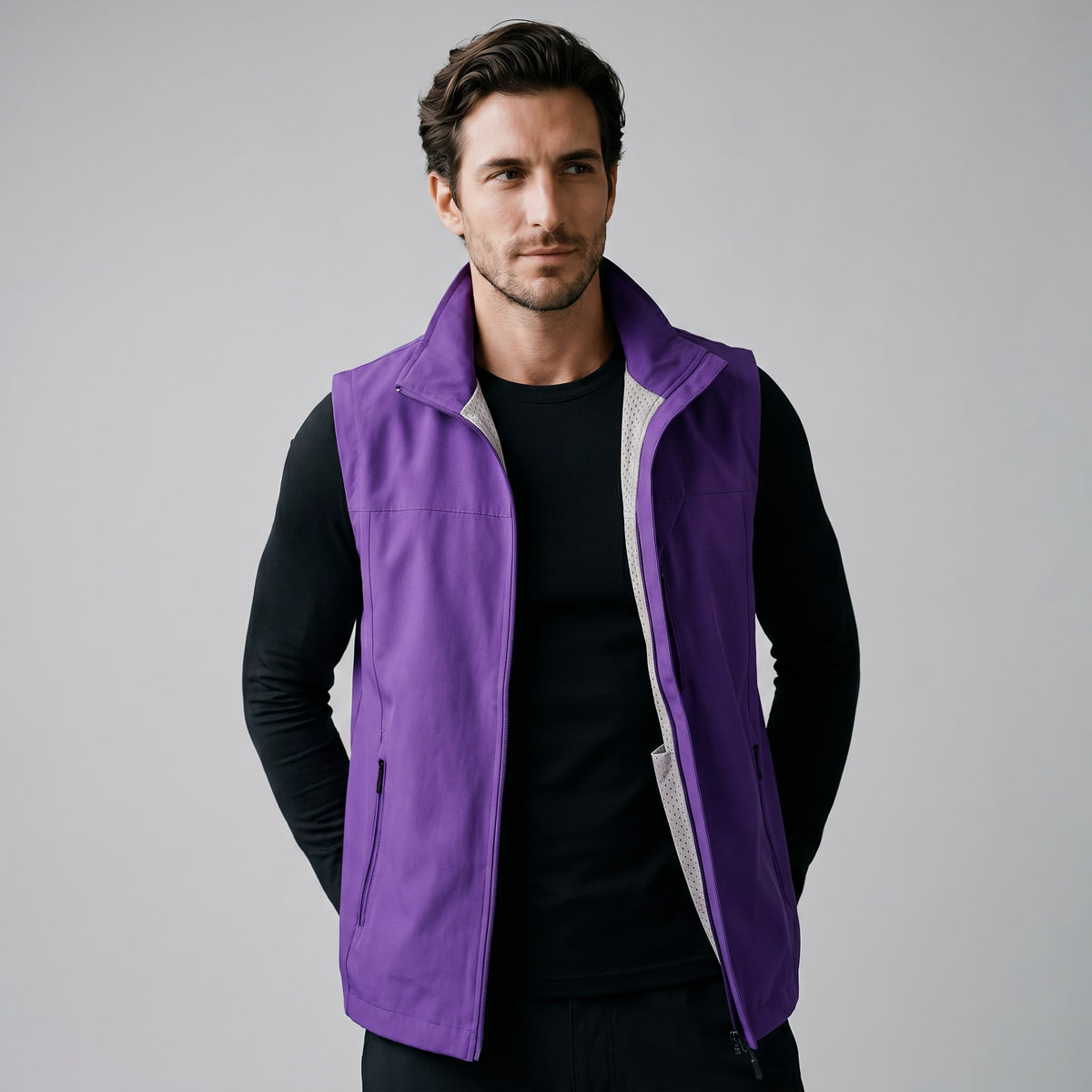 Herren Outdoorweste mit Stehkragen | Valentin_51