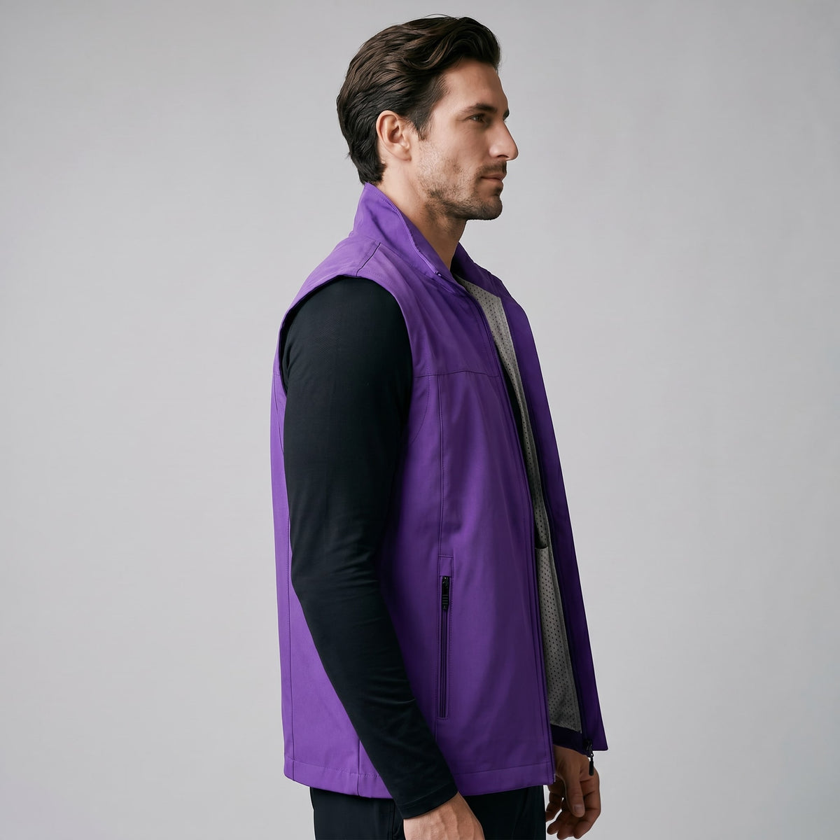 Herren Outdoorweste mit Stehkragen | Valentin