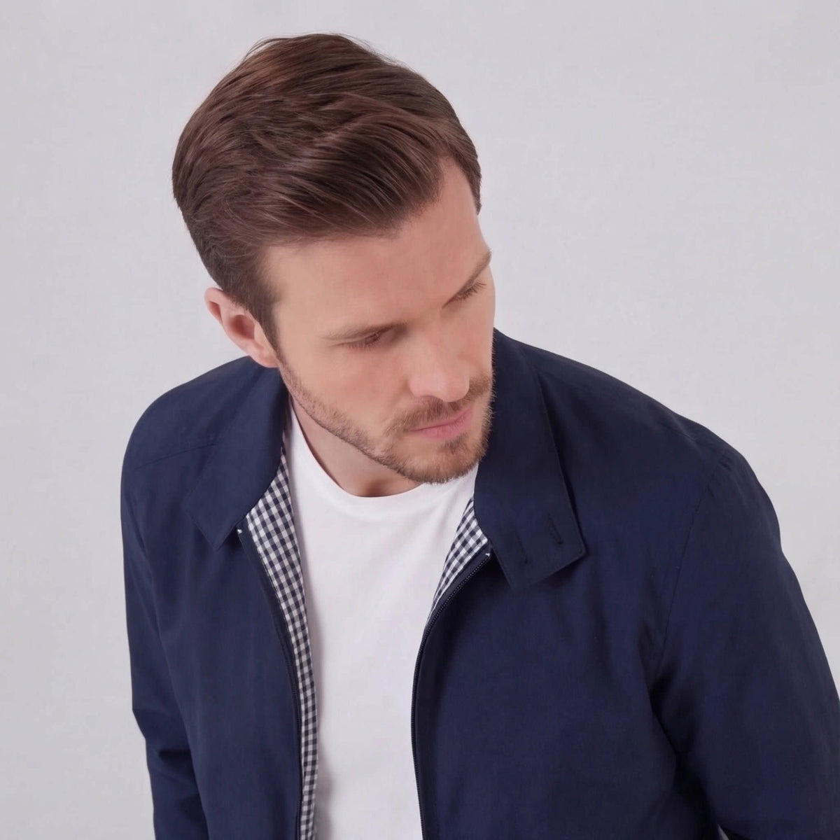 Herren Blouson mit Hemdkragen und Karofutter | Arnold_2