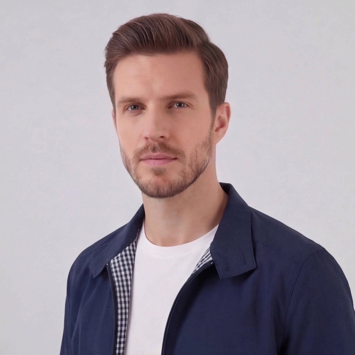 Herren Blouson mit Hemdkragen und Karofutter | Arnold_3