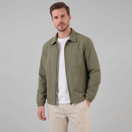 Herren Übergangsjacke mit Hemdkragen | Arnulf_1