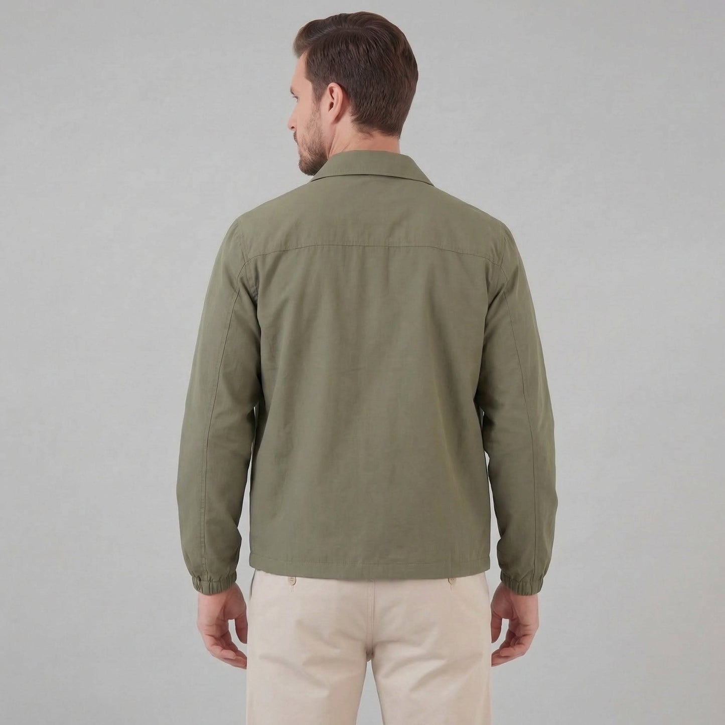 Herren Übergangsjacke mit Hemdkragen | Arnulf_3