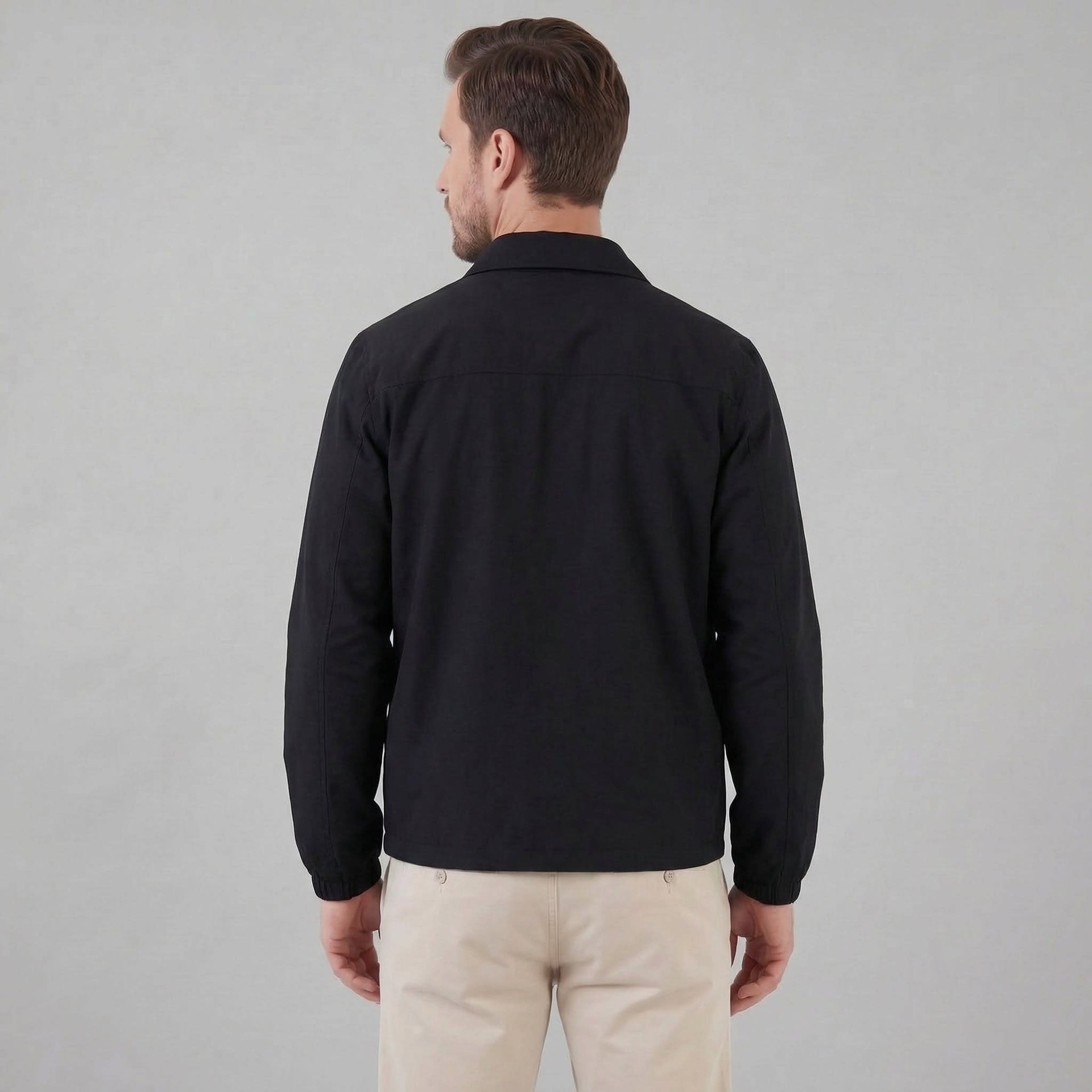 Herren Übergangsjacke mit Hemdkragen | Arnulf