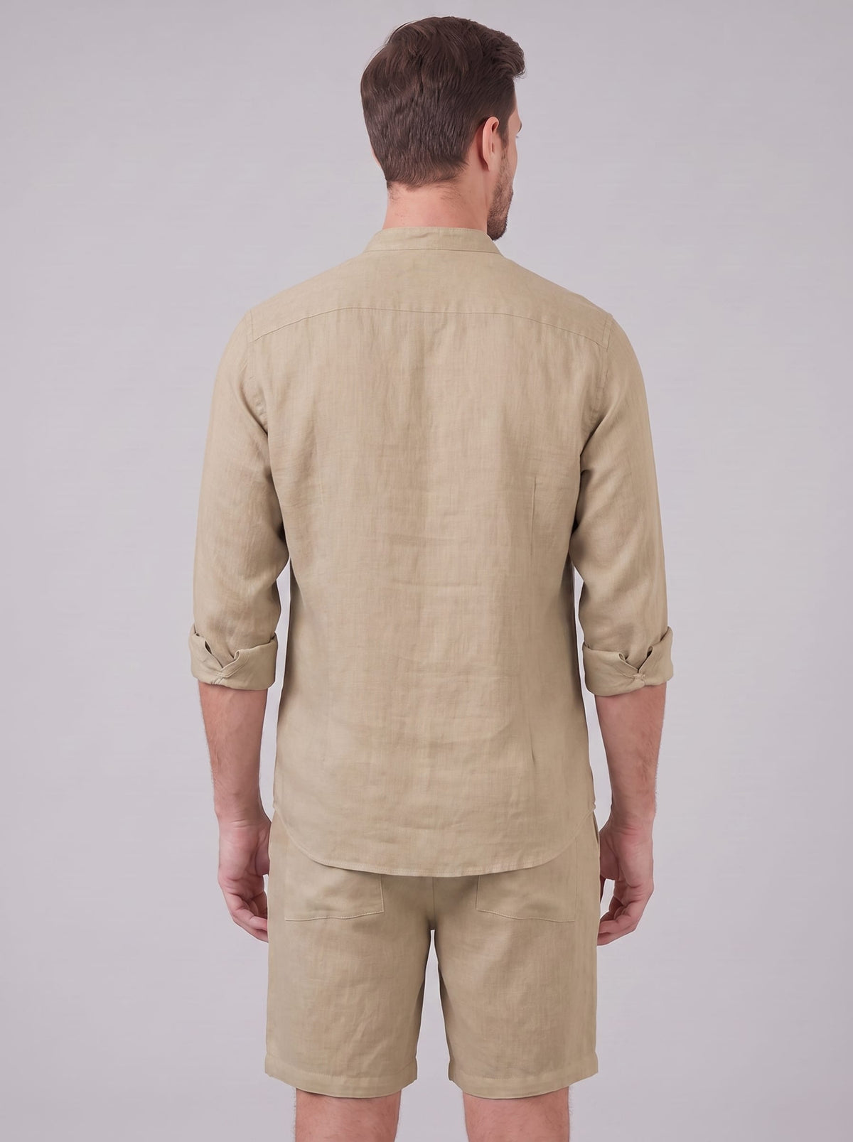 Herren Leinenset mit Stehkragen | Augustin_15