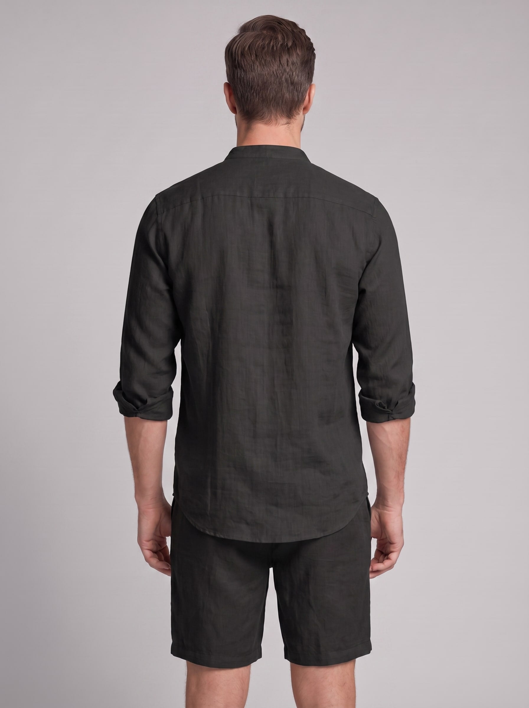 Herren Leinenset mit Stehkragen | Augustin