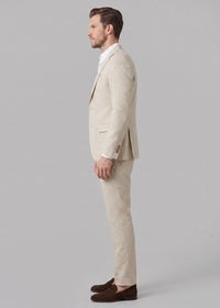 Herren Leinenanzug Zweiteiler Beige | Balthasar