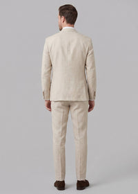 Herren Leinenanzug Zweiteiler Beige | Balthasar