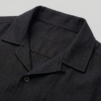 Herren Leinenset mit Kubakragen und Brusttasche | Aribert